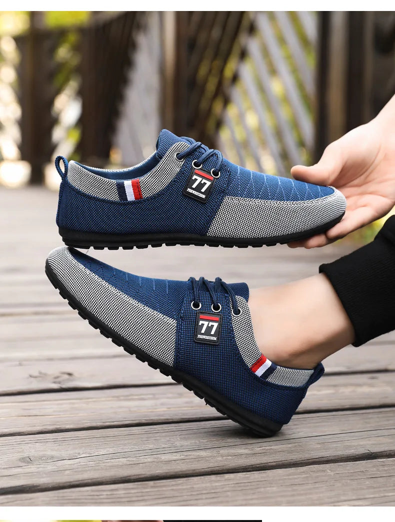 Sapatênis masculino KOZOK ,de material respirável casual