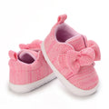 Tênis esportivo casual feminino para bebê, primavera e outono, sola macia, antiderrapante, para caminhada em ambientes internos e externos, calçado para os primeiros passos.