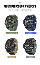 Relógio camuflado estilo militar