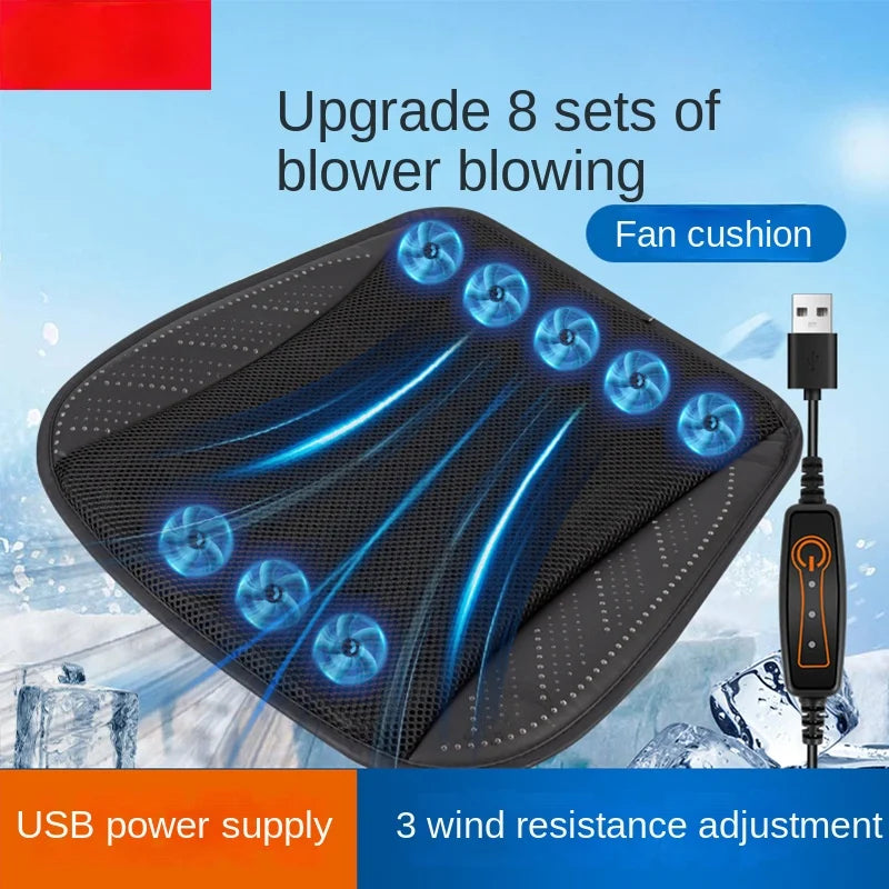 Assento respirável. Almofada c/ sistema de dissipação de calor.