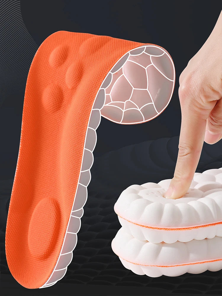 Palmilha de látex super macia. Conforto para seus pés 1/2/4 e 8 pares