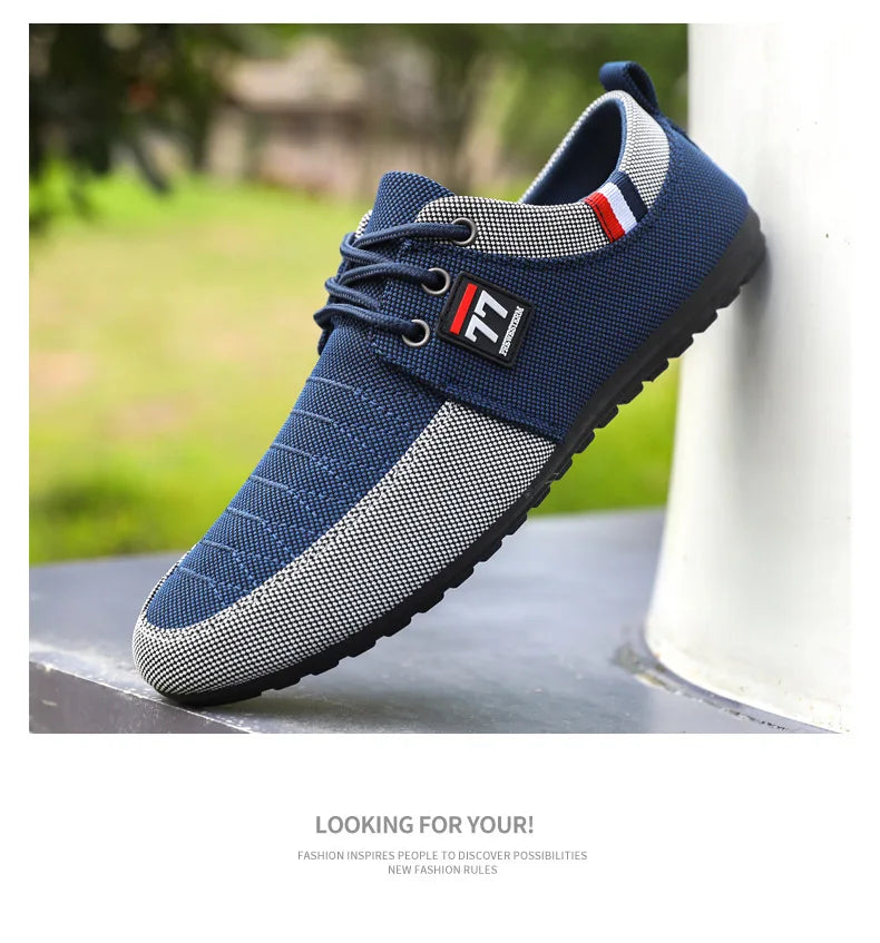 Sapatênis masculino KOZOK ,de material respirável casual