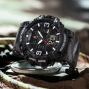 Relógio camuflado estilo militar