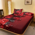 Lençol estampado Red Rose 1 pç (fronha não inclusa)