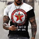 Camisa masculina Castrol, estampas em 3D