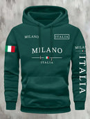 Conjunto Moletom Italia Milano | Moletom Unissex Casual Inverno