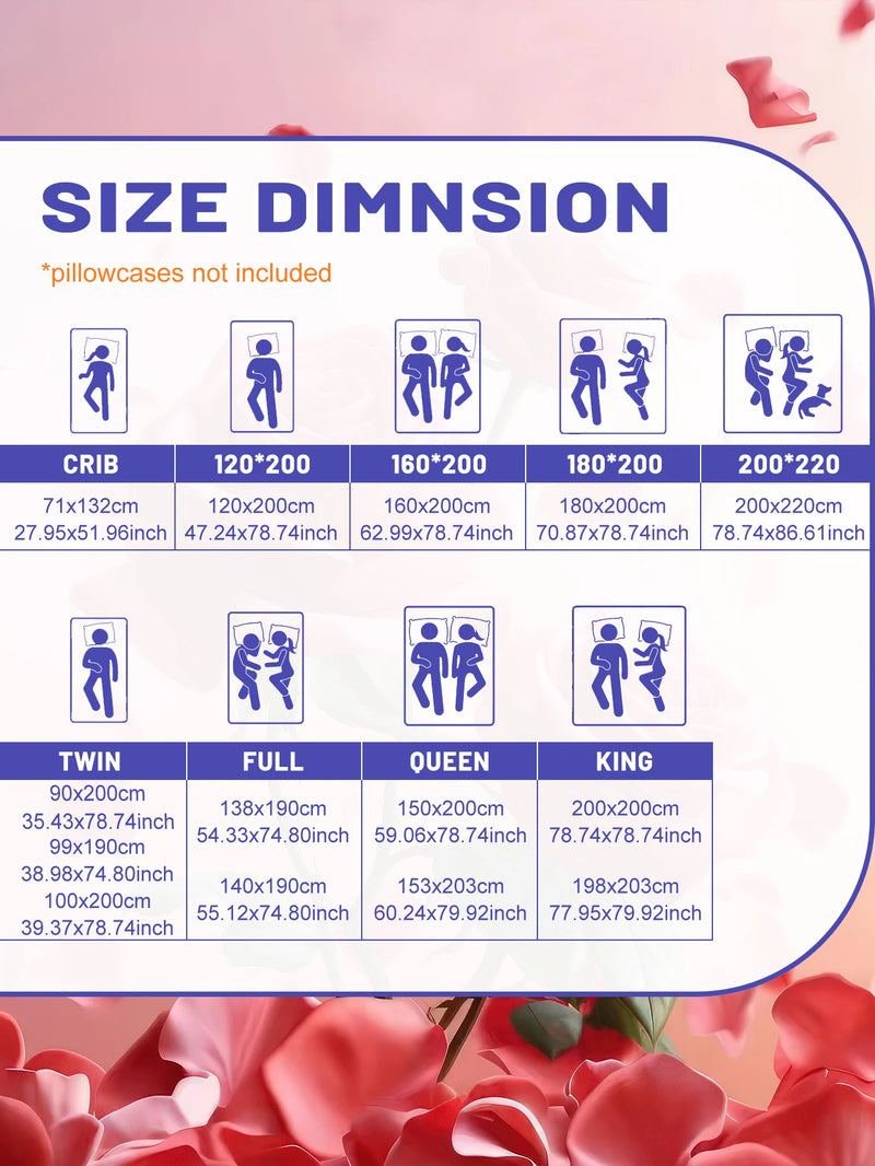 Lençol de cama floral 1pç (sem fronha)