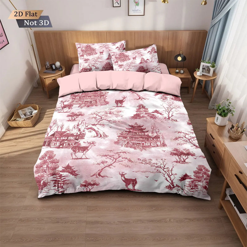 Edredom estampada 03 pçs