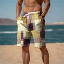 Shorts Masculino Estampado de Secagem Rápida