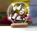 Luminária 3D personalizada com foto e texto - Ideal para namorados
