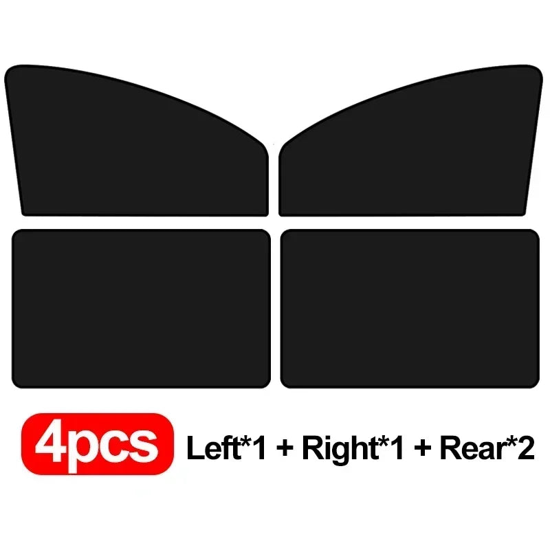 Pára-sol magnético para janela de carro. Proteção para os raios UV