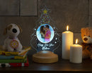 Luminária 3D personalizada com foto e texto - Ideal para namorados