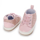 Tênis esportivo casual feminino para bebê, primavera e outono, sola macia, antiderrapante, para caminhada em ambientes internos e externos, calçado para os primeiros passos.