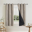 100% Blackout Curtains Luxury Marble Curtain