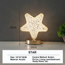 Luminária 3D Touch Control Night Light — Presente Perfeito para o Dia dos Namorados