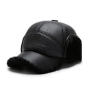 Boné Masculino de Inverno Forrado com Protetor de Orelhas