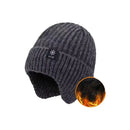 Boné Masculino de Inverno Forrado com Protetor de Orelhas