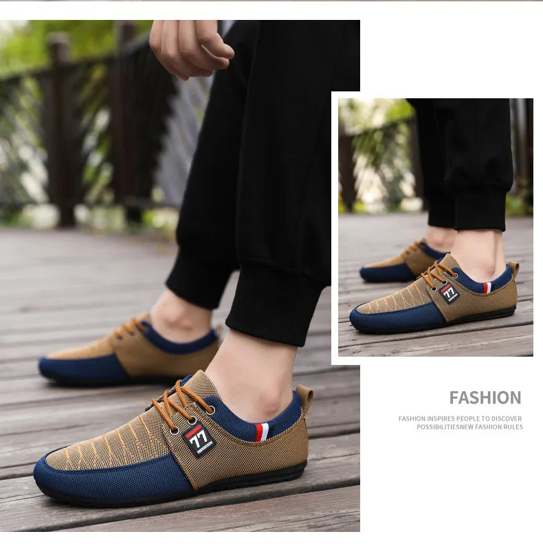 Sapatênis masculino KOZOK ,de material respirável casual