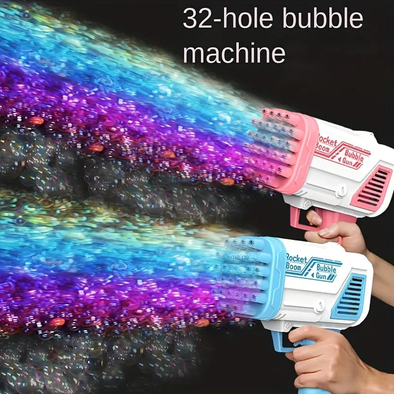 Bazuka  Rocket Lança Bolhas De Sabão