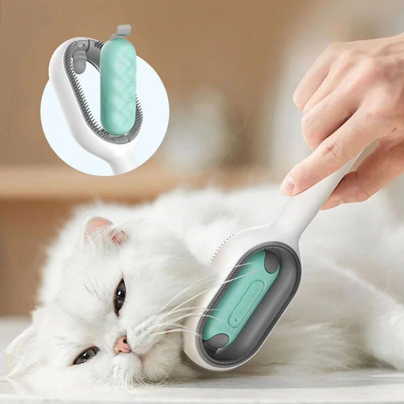 PetBrush Escova multifuncional para pets 3 em 1