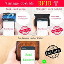 Carteira antifurto vintage para homens