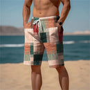Shorts Masculino Estampado de Secagem Rápida