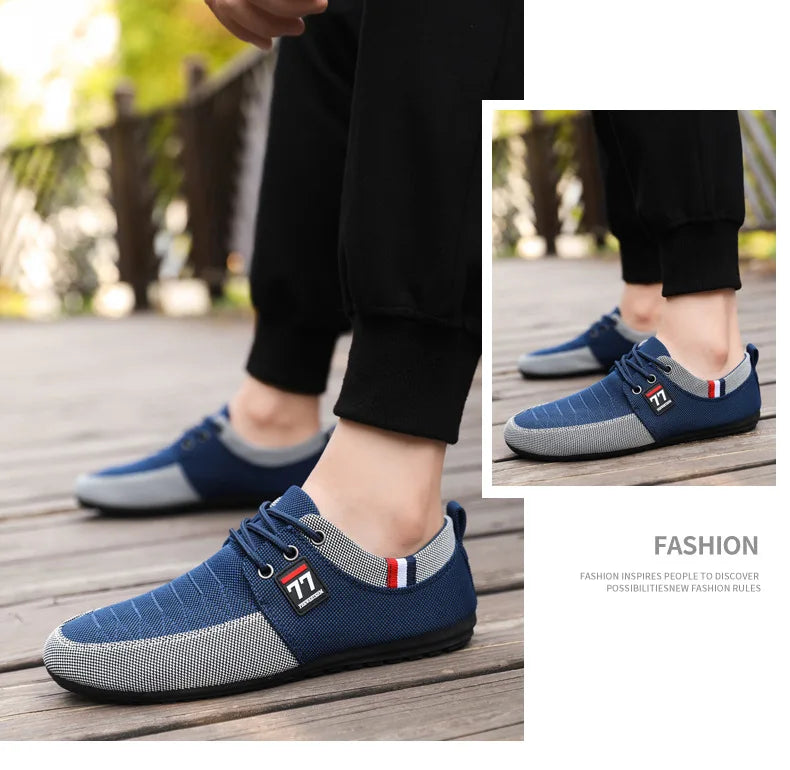 Sapatênis masculino KOZOK ,de material respirável casual