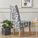 Capa de cadeira estampada floral strecht