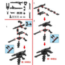 Special forces military spare weapons pack