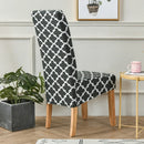 Capa de cadeira estampada floral strecht