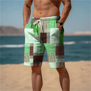 Shorts Masculino Estampado de Secagem Rápida
