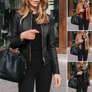 Jaqueta de couro feminina