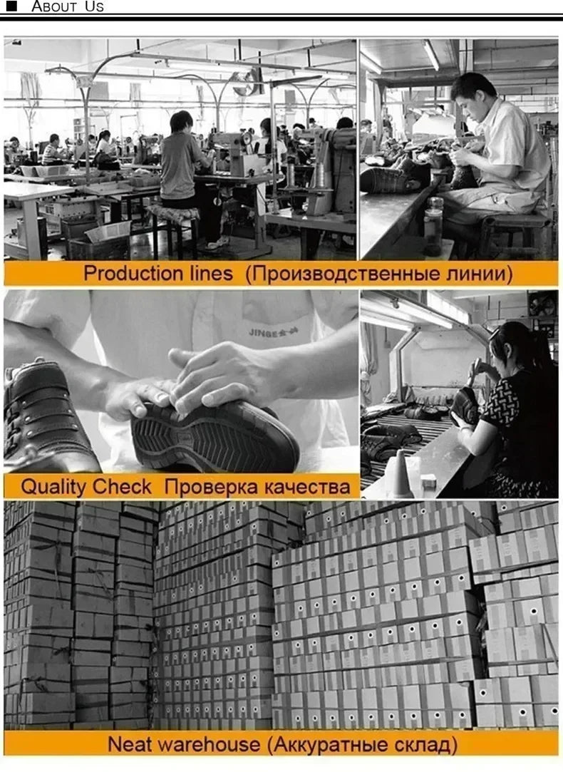 Botas de inverno anti derrapantes masculinas