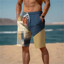 Shorts Masculino Estampado de Secagem Rápida