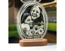 Luminária 3D personalizada com foto e texto - Ideal para namorados