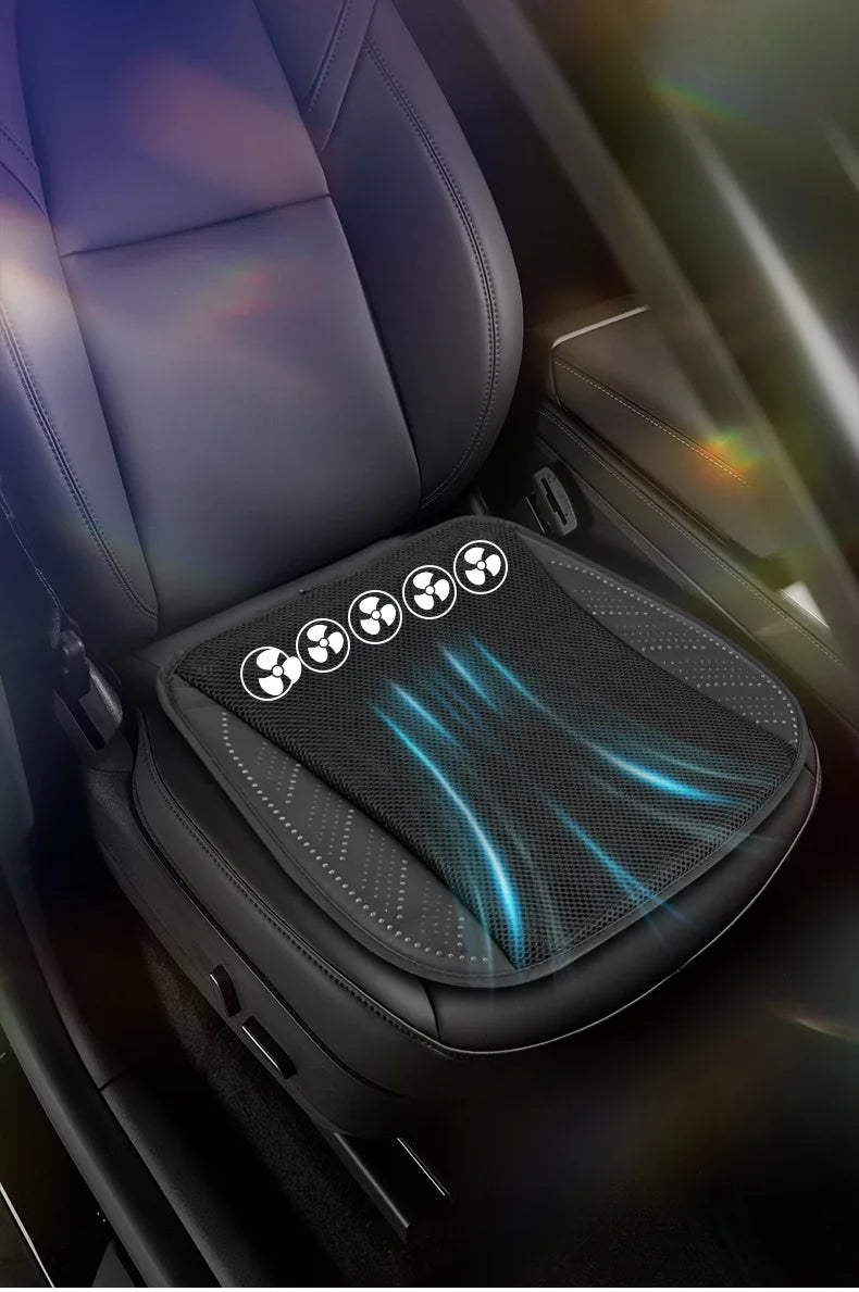 Assento respirável. Almofada c/ sistema de dissipação de calor.