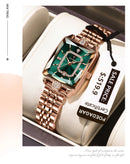 Relógio de luxo DAGAR feminino, acompanha caixa.