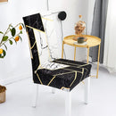 Capa de cadeira impressa elástica