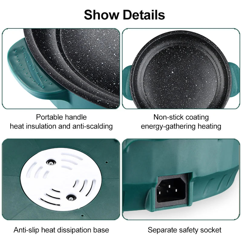 Frigideira elétrica 220V antiaderente Cook Master