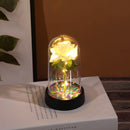 Flor rosa eterna, decoração de casa ornamento luminoso