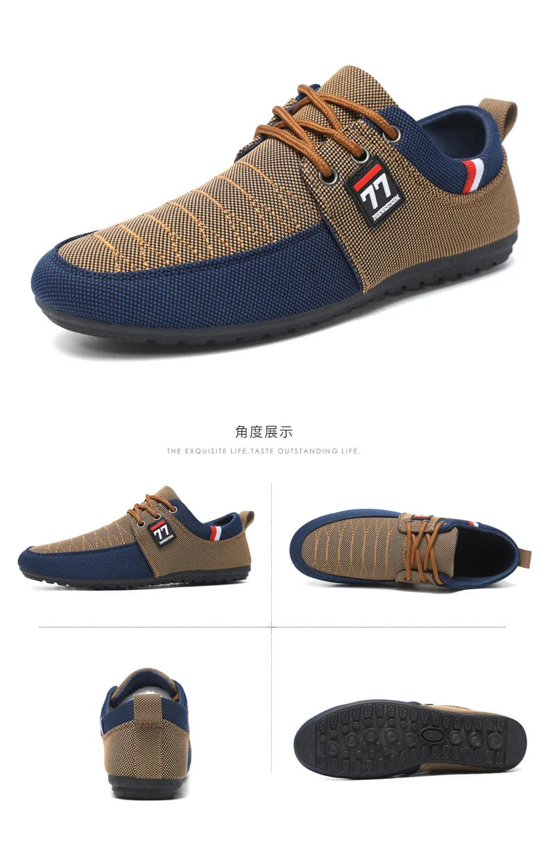 Sapatênis masculino KOZOK ,de material respirável casual