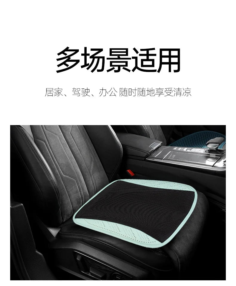 Assento respirável. Almofada c/ sistema de dissipação de calor.