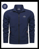 Jaqueta corta-vento masculina, proteção solar UV, respirável, ultraleve