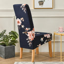 Capa de cadeira estampada floral strecht
