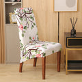 Capa de cadeira estampada floral strecht