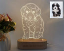 Luminária 3D personalizada com foto e texto - Ideal para namorados
