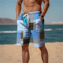 Shorts Masculino Estampado de Secagem Rápida
