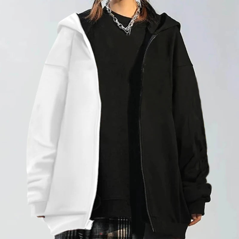 Moletom com capuz de bolso e calça de cor sólida masculino e feminino