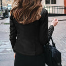 Jaqueta de couro feminina