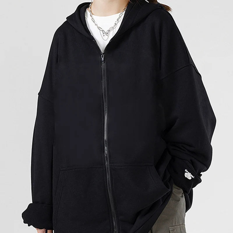 Moletom com capuz de bolso e calça de cor sólida masculino e feminino